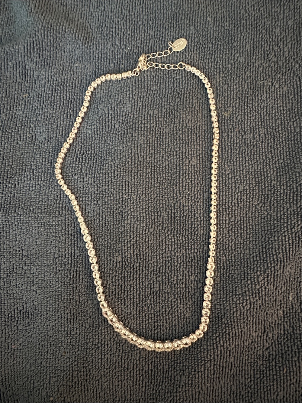 16 inch adjustable Rhinestone necklace